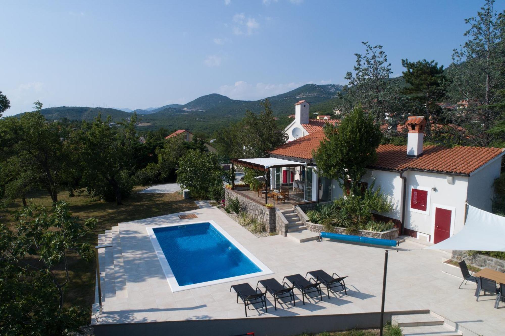 Garden Villa Hreljin Esterno foto