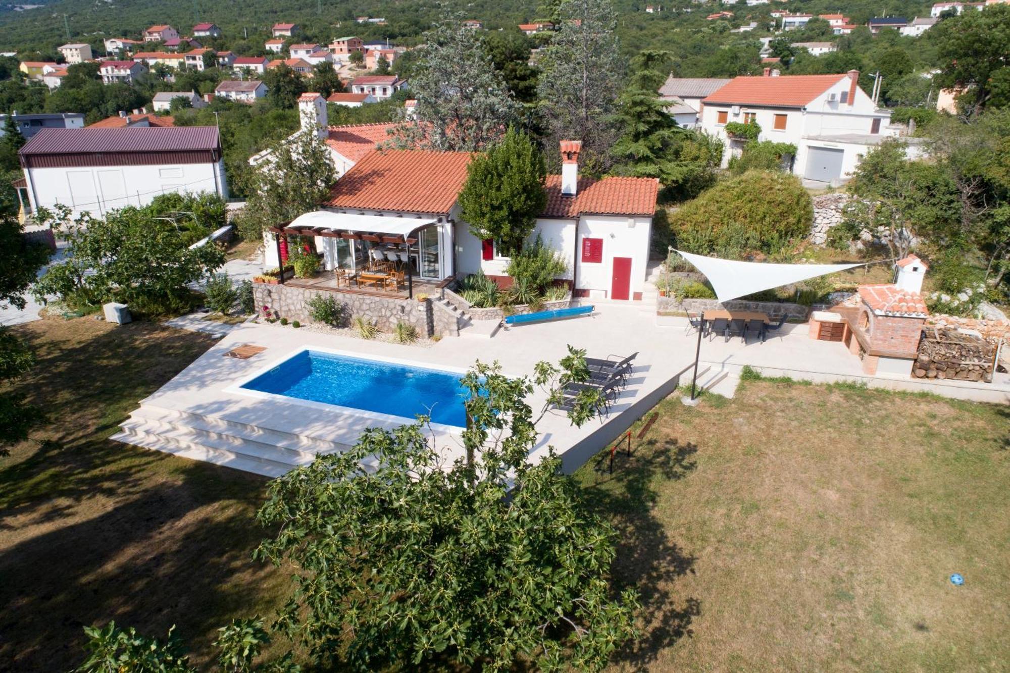 Garden Villa Hreljin Esterno foto
